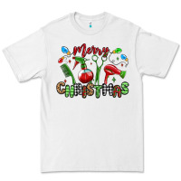 White merry christmas hair dresser Premium Tee - MaliasSmallBusiness