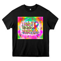 Black lynch stndrome warrior Heavy Core Tee - NancyCooperArtShop