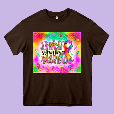 Lynch Stndrome Warrior Heavy Core Tee Designed By Nancycooperartshop