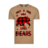 Vintage Coffee Just A Girl Who Loves Bears Vintage Tee - Bettercallsaul