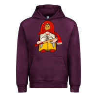 Mauve Wine firefighter gnomes Urban Hoodie - Artiststas