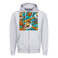 Heather Grey more espresso less despresso coffee with leopard seamless pattern bbs Zipper Hoodie - BundleAndBundleShop