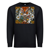 Black bunny Easter Premium Sweatshirt - CowhideDigitalArt