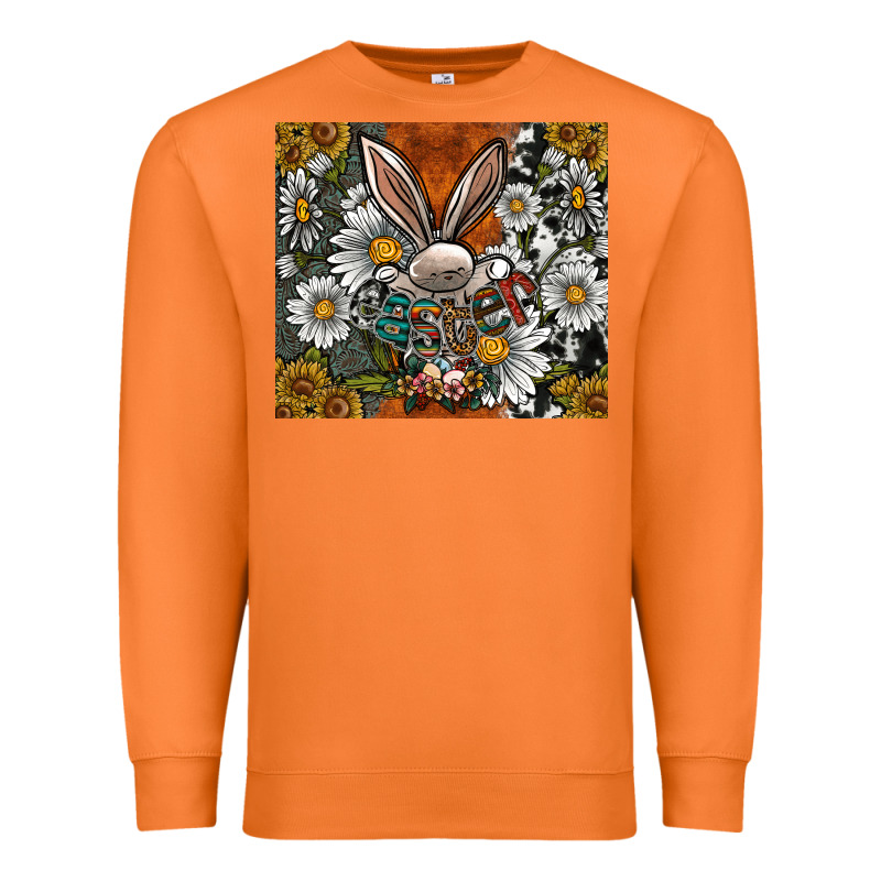 Bunny Easter Premium Sweatshirt by CowhideDigitalArt | Teevron