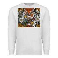 Oatmeal Heather bunny Easter Premium Sweatshirt - CowhideDigitalArt