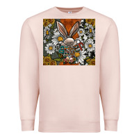 Pale Pink bunny Easter Premium Sweatshirt - CowhideDigitalArt