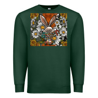Sports Green bunny Easter Premium Sweatshirt - CowhideDigitalArt
