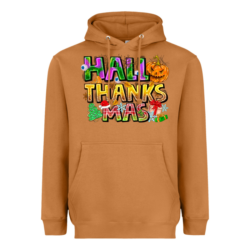 Holiday Fusion Art Heavyweight Hoodie by CowhideDigitalArt | Teevron