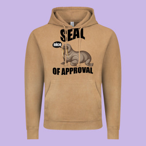 Seal Nice Of Approval Vintage Hoodie Designed By Bettercallsaul