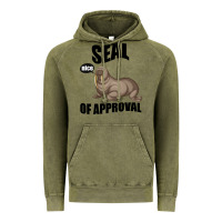 Vintage Olive Seal nice Of Approval Vintage Hoodie - Bettercallsaul