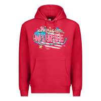 Cardinal American Nurse Premium Hoodie - FaDigitalArtStudio