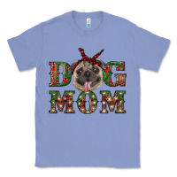 Colony Blue Christmas Dog Mom Classic Tee - RanaPortraitStore
