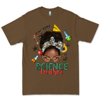 Cacao science teacher afro messy bun Premium Tee - NancyCooperArtShop