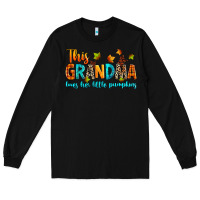 Black customized this grandma loves her little pumpkins Long Sleeve Tee - texasbilliewilder