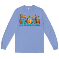 Colony Blue customized this grandma loves her little pumpkins Long Sleeve Tee - texasbilliewilder