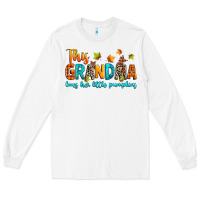 White customized this grandma loves her little pumpkins Long Sleeve Tee - texasbilliewilder
