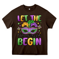 Chocolate Brown let the shenanigans begin Heavy Core Tee - MaliasSmallBusiness