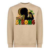 Mushroom She is strong Black History Heavyweight Sweatshirt - HowdyJamesFarm