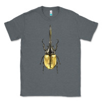 Charcoal Heather hercules beetle Classic Tee - LillyAllenDesigns