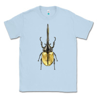 Dusty Blue hercules beetle Classic Tee - LillyAllenDesigns