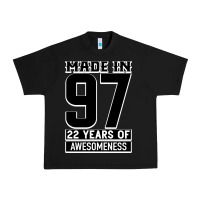 Black Made In 97 22 Years Of Awesomeness Urban Heavy Tee - Bettercallsaul
