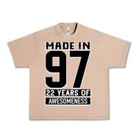 Made In 97 22 Years Of Awesomeness Urban Heavy Tee | Teevron