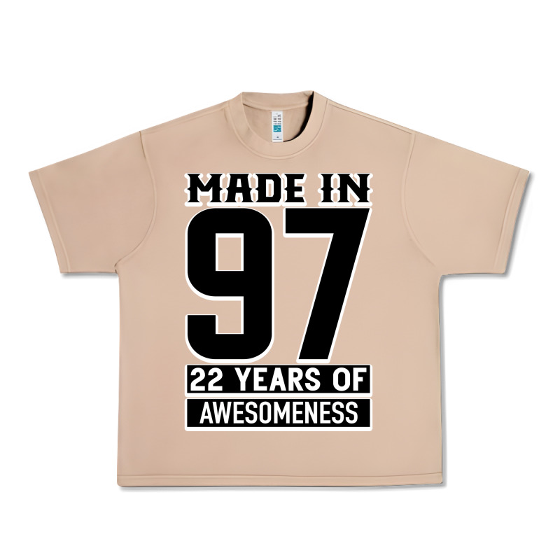 Made In 97 22 Years Of Awesomeness Urban Heavy Tee by Bettercallsaul | Teevron