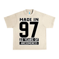 Sandshell Made In 97 22 Years Of Awesomeness Urban Heavy Tee - Bettercallsaul