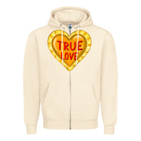 Sandshell valentine's day hearts Zipper Hoodie - FaDigitalArtStudio