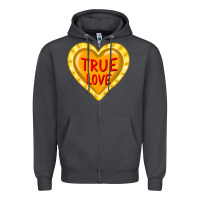 Smoke valentine's day hearts Zipper Hoodie - FaDigitalArtStudio