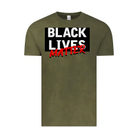 Vintage Olive Black Lives Matter Vintage Tee - Bettercallsaul