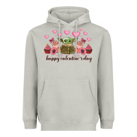 Moon Dust happy valentines day yoda Heavyweight Hoodie - CowhideDigitalArt
