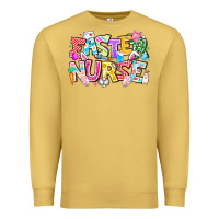 Antique Gold Easter Nurse Premium Sweatshirt - CowhideDigitalArt