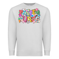 Dove Grey Easter Nurse Premium Sweatshirt - CowhideDigitalArt