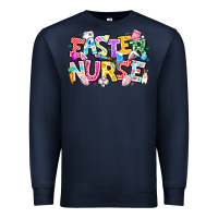 Navy Easter Nurse Premium Sweatshirt - CowhideDigitalArt