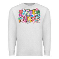 Oatmeal Heather Easter Nurse Premium Sweatshirt - CowhideDigitalArt