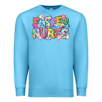 Ocean Blue Easter Nurse Premium Sweatshirt - CowhideDigitalArt
