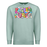 Seafoam Easter Nurse Premium Sweatshirt - CowhideDigitalArt