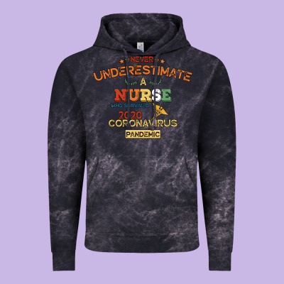 Never Underestimate A Nurse Vintage Hoodie Designed By Bettercallsaul