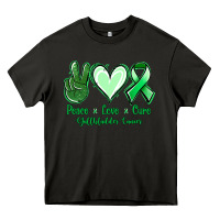 Asphalt Peace love cure Gallbladder Cancer Heavy Core Tee - NancyCooperArtShop