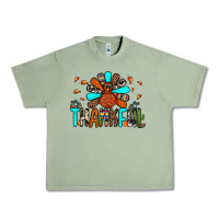 Oil Green thankful turkey Urban Heavy Tee - JahusDesignShop