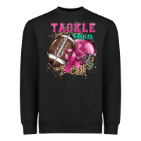 Black Tackle Cancer Heavyweight Sweatshirt - HowdyJamesFarm