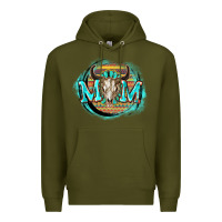 Army Green Aztec mom Mother's Day Premium Hoodie - FaDigitalArtStudio