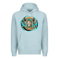 Blue Mist Aztec mom Mother's Day Premium Hoodie - FaDigitalArtStudio