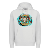 Dove Grey Aztec mom Mother's Day Premium Hoodie - FaDigitalArtStudio