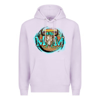 Lilac Aztec mom Mother's Day Premium Hoodie - FaDigitalArtStudio
