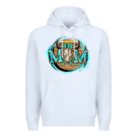 White Aztec mom Mother's Day Premium Hoodie - FaDigitalArtStudio