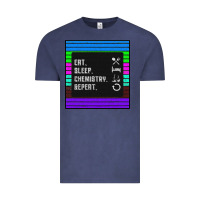 Vintage Denim Eat Sleep Chemıstray Repeat Vintage Tee - Bettercallsaul