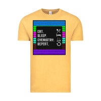 Vintage Mustard Eat Sleep Chemıstray Repeat Vintage Tee - Bettercallsaul