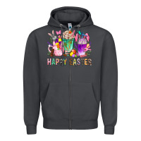 Smoke Happy Easter Coffee Cups With Bunny Zipper Hoodie - BundleAndBundleShop